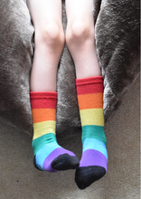Load image into Gallery viewer, Brighten up your day with Rainbow Socks
