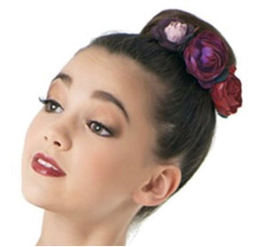 Floral Bun Topper - with statement florals
